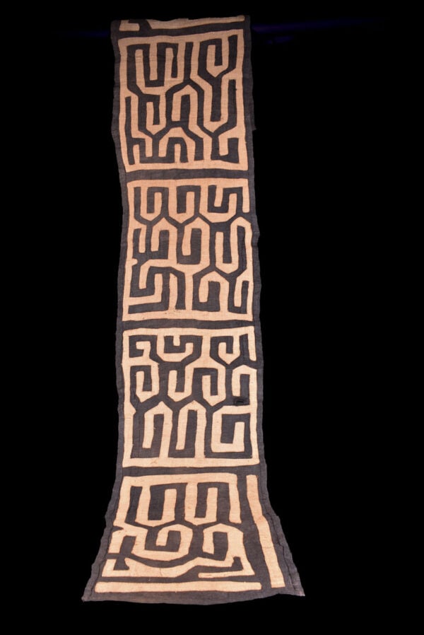 Textile - Cloth - Shoowa-Kuba - DR Congo 260 cm - 4