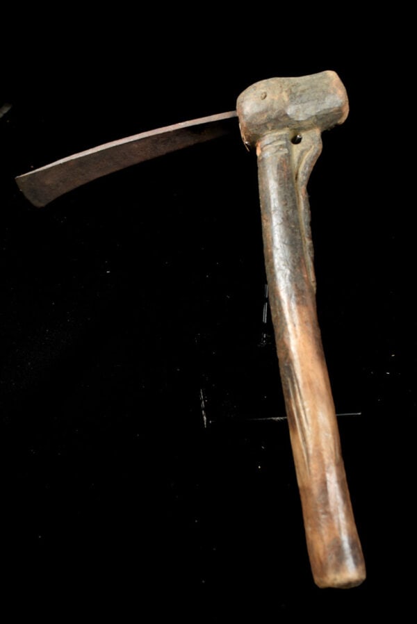 Ceremonial Axe - Metal, Wood - Lobi - Burkina Faso - 4