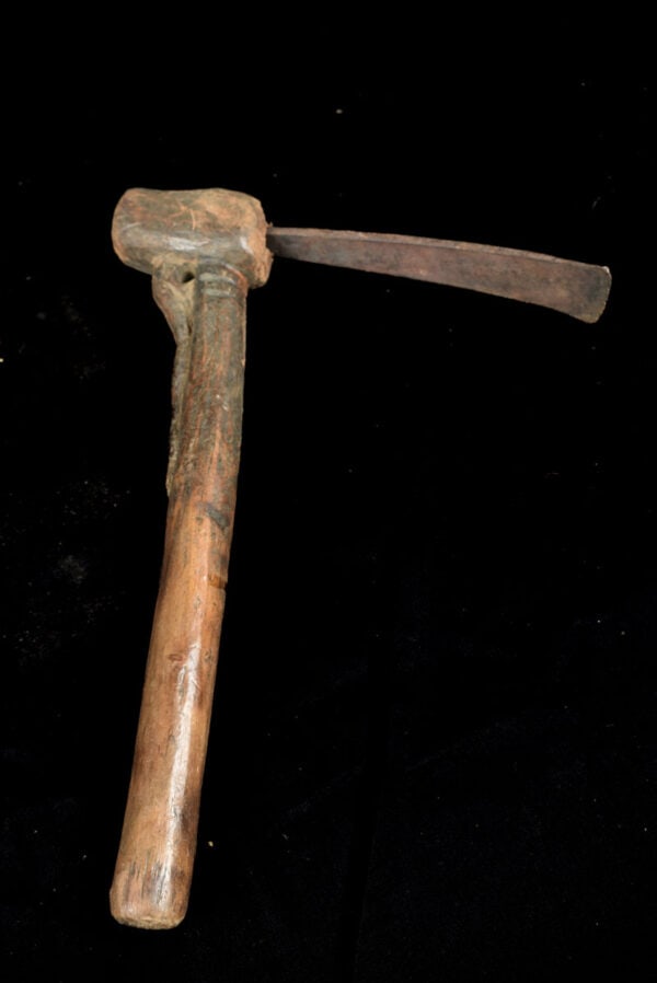 Ceremonial Axe - Metal, Wood - Lobi - Burkina Faso - 6