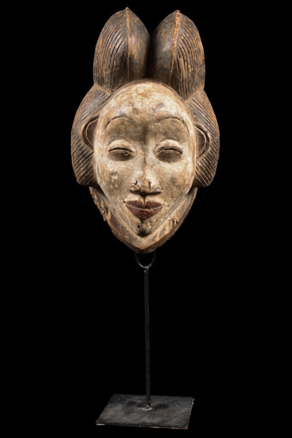Initiation mask - Wood - Punu - Gabon (1 of 9)