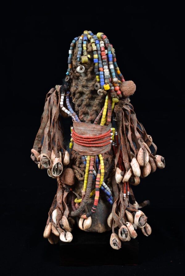 Fertility Doll - Wood, Shells, Beads - Namji - Cameroon (1 of 7)