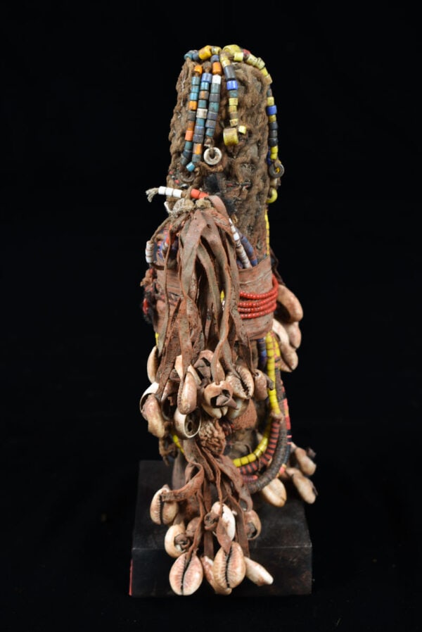Fertility Doll - Wood, Shells, Beads - Namji - Cameroon - 3