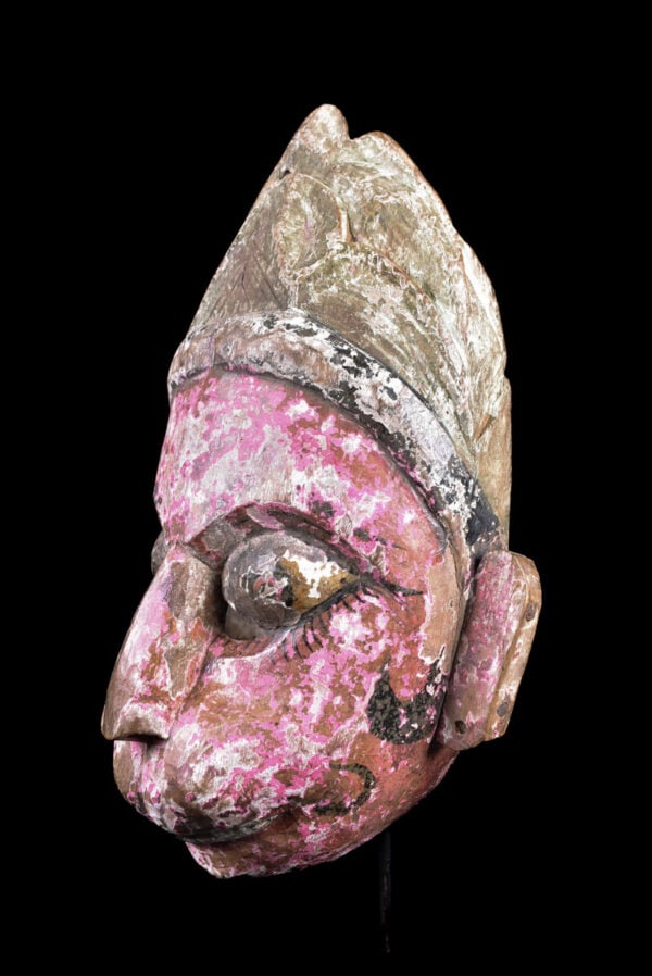 Tribal mask - Wood - India: Large wooden ancestral spirit figure of the Abelam tribe from East-Sepik, Papua New Guinea. Large piece, total length: 118 cm. This statue was kept in the hut of the chief of the tribe. The Abelam