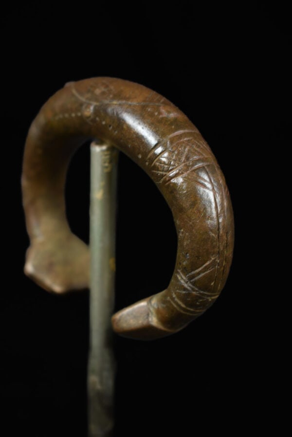 Bracelet / Currency - Bronze Manilla - West Africa - 4