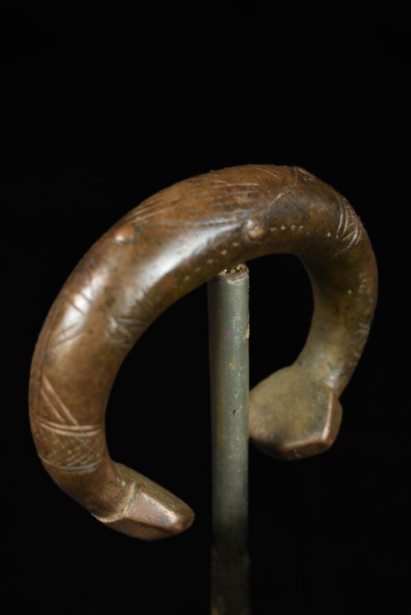 Bracelet / Currency - Bronze Manilla - West Africa - 6