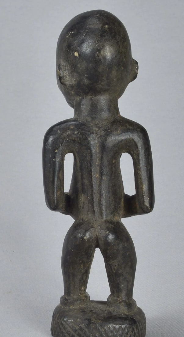 African Art Beautiful Bakongo female Figure Statue sculpture Congo drc - 4