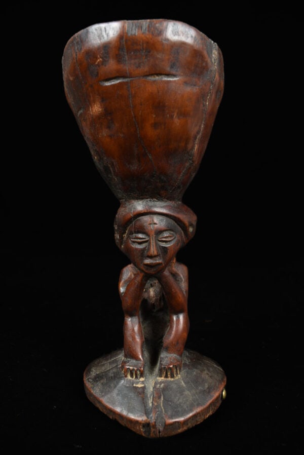 Ceremonial cup - Wood - Suku / Yaka - DR Congo - 2