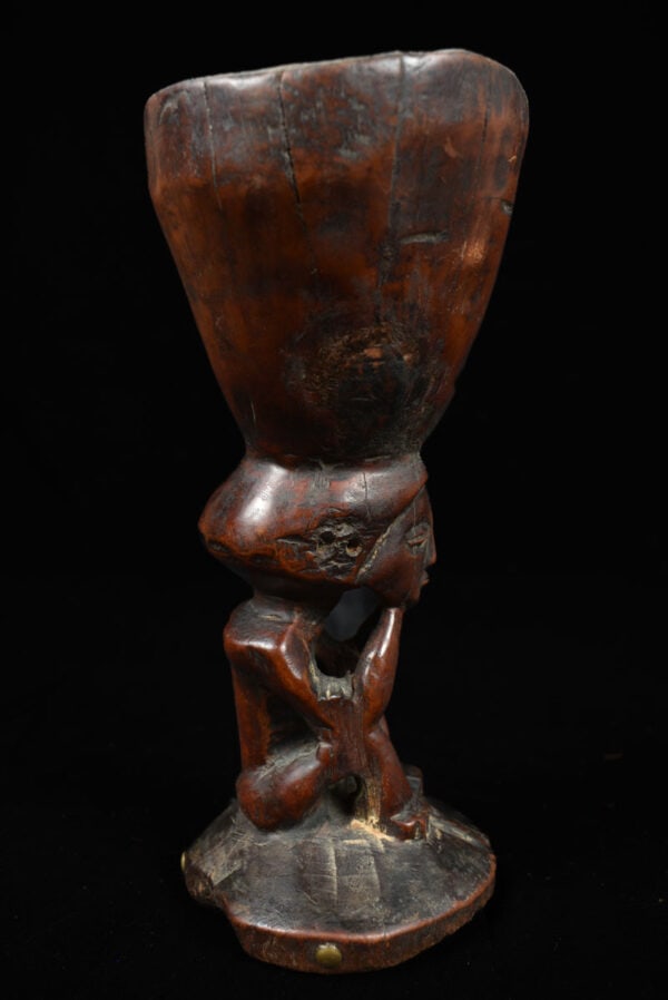 Ceremonial cup - Wood - Suku / Yaka - DR Congo - 4