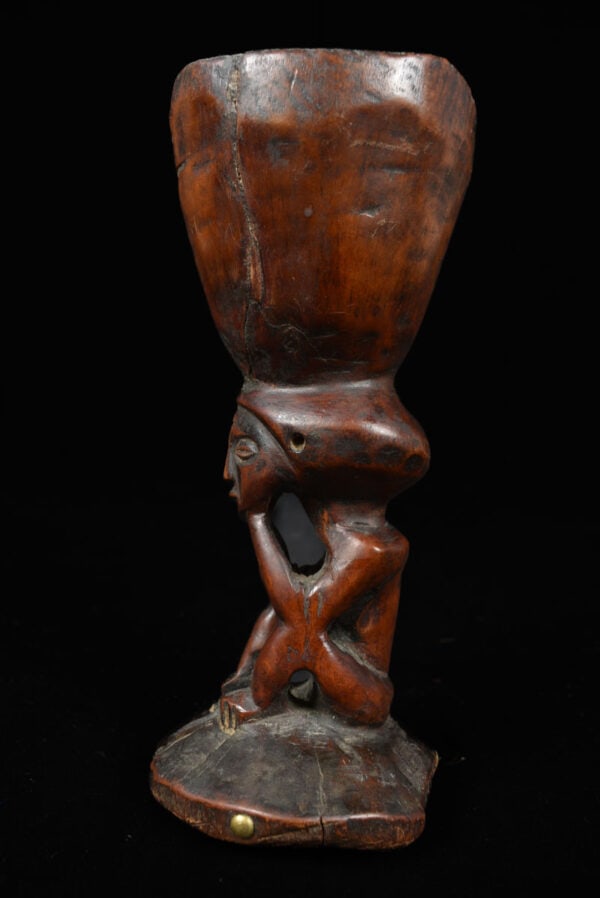 Ceremonial cup - Wood - Suku / Yaka - DR Congo - 6