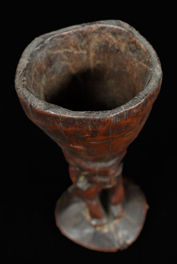 Ceremonial cup - Wood - Suku / Yaka - DR Congo - 7