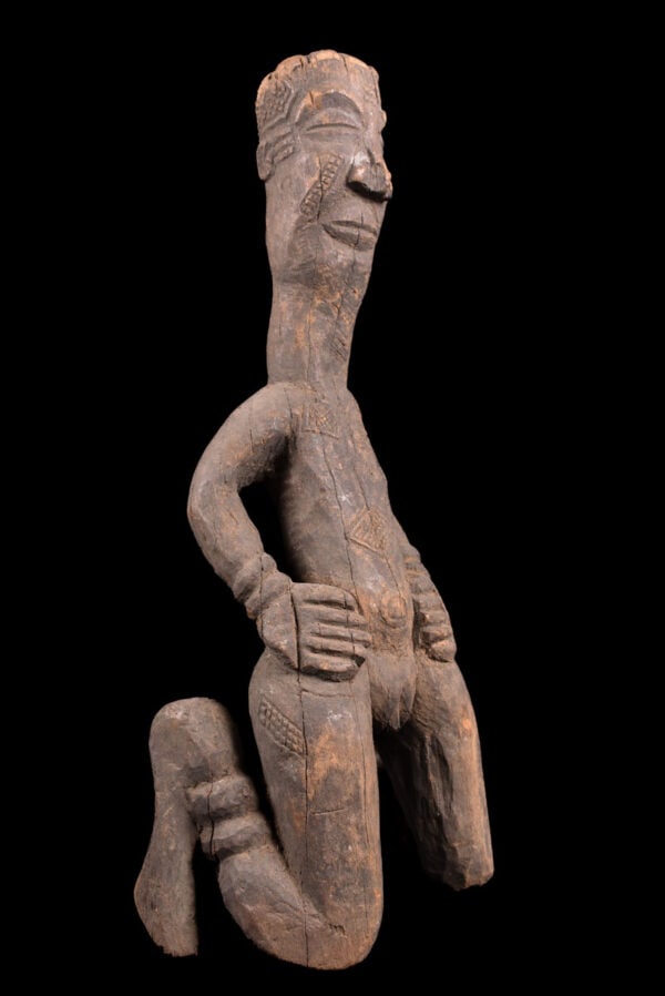King ancestral figure - Wood - Ndengese - DR Congo - 2