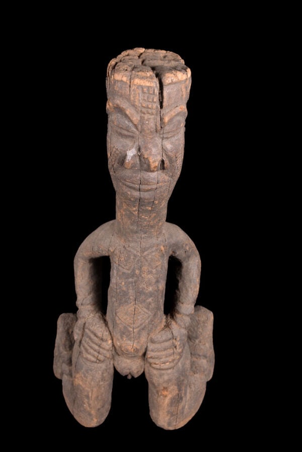 King ancestral figure - Wood - Ndengese - DR Congo - 3