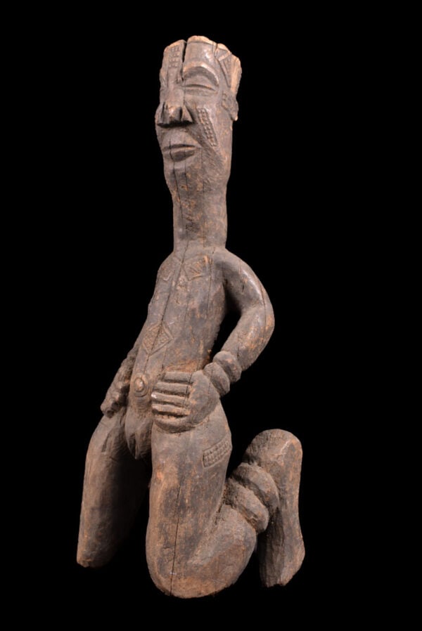 King ancestral figure - Wood - Ndengese - DR Congo - 4