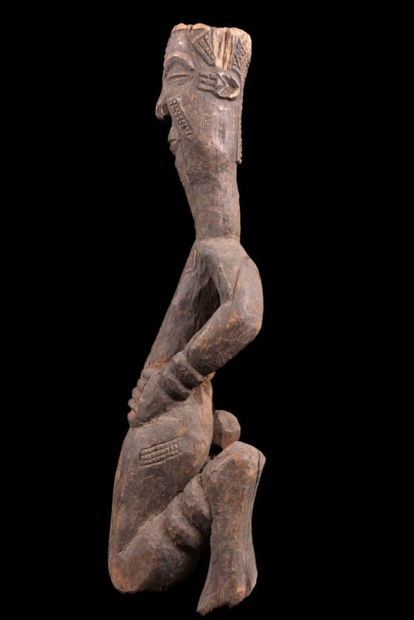 King ancestral figure - Wood - Ndengese - DR Congo - 5