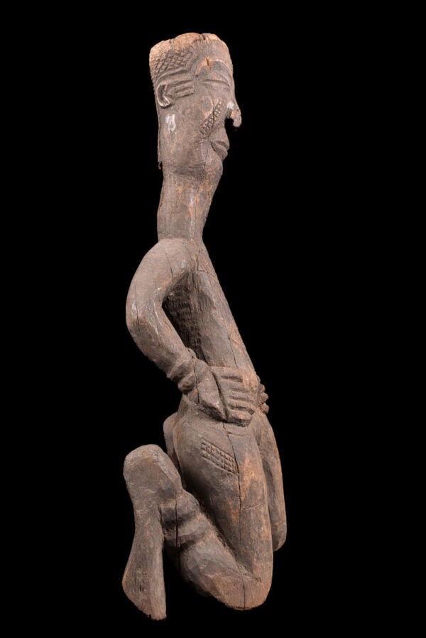 King ancestral figure - Wood - Ndengese - DR Congo - 7