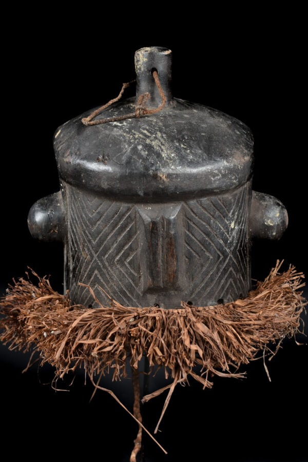 Mask - Wood, Raphia - Binji - Congo - 4