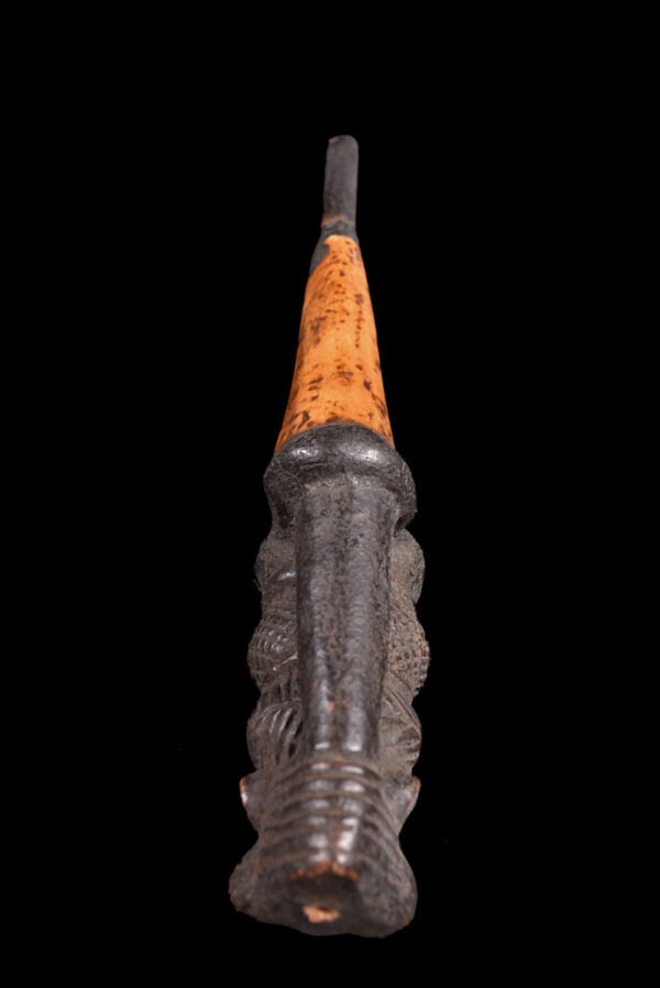 Ceremonial Pipe - Clay, Bone - Bamun - Cameroon - 4