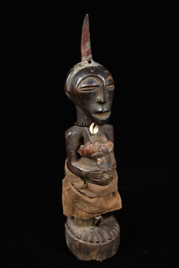 Power Figure - Wood, Horn - Songye - Congo - 2