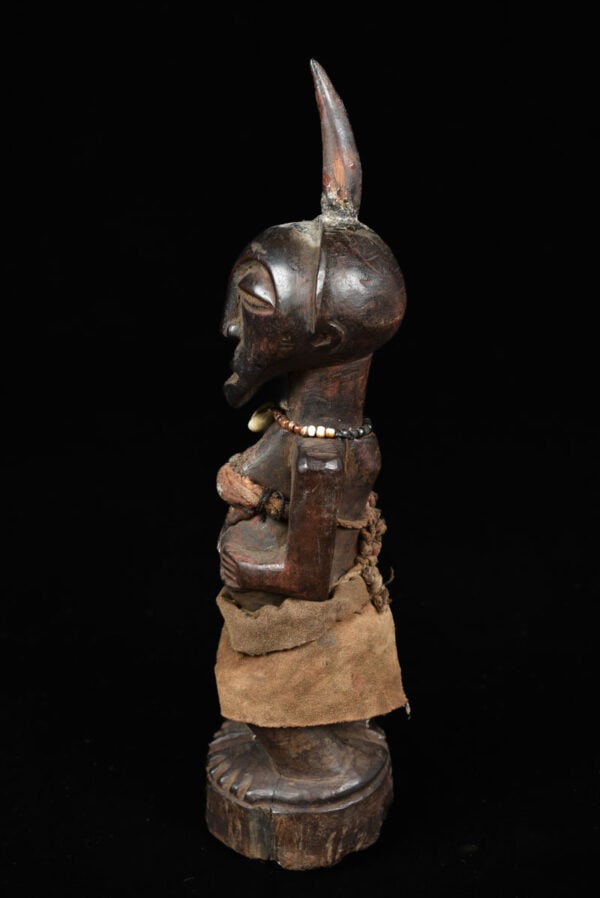 Power Figure - Wood, Horn - Songye - Congo - 5
