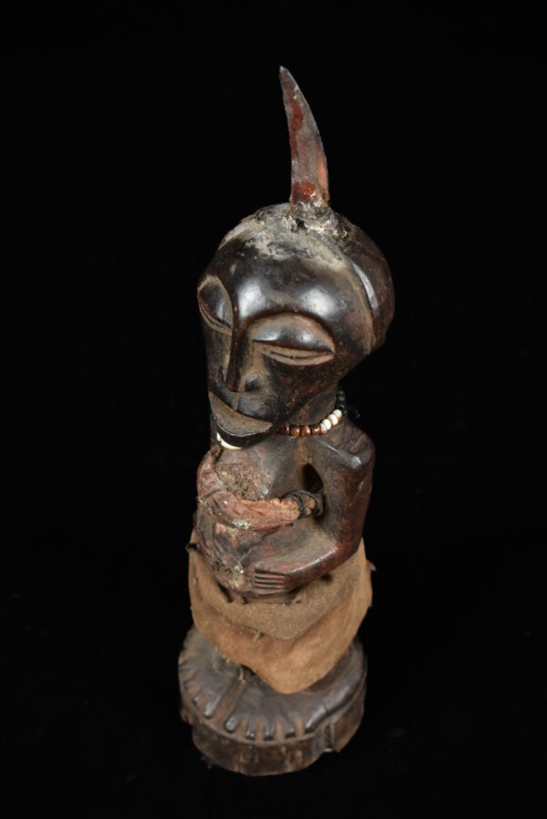 Power Figure - Wood, Horn - Songye - Congo - 6