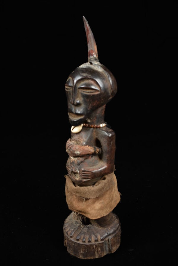 Power Figure - Wood, Horn - Songye - Congo - 7