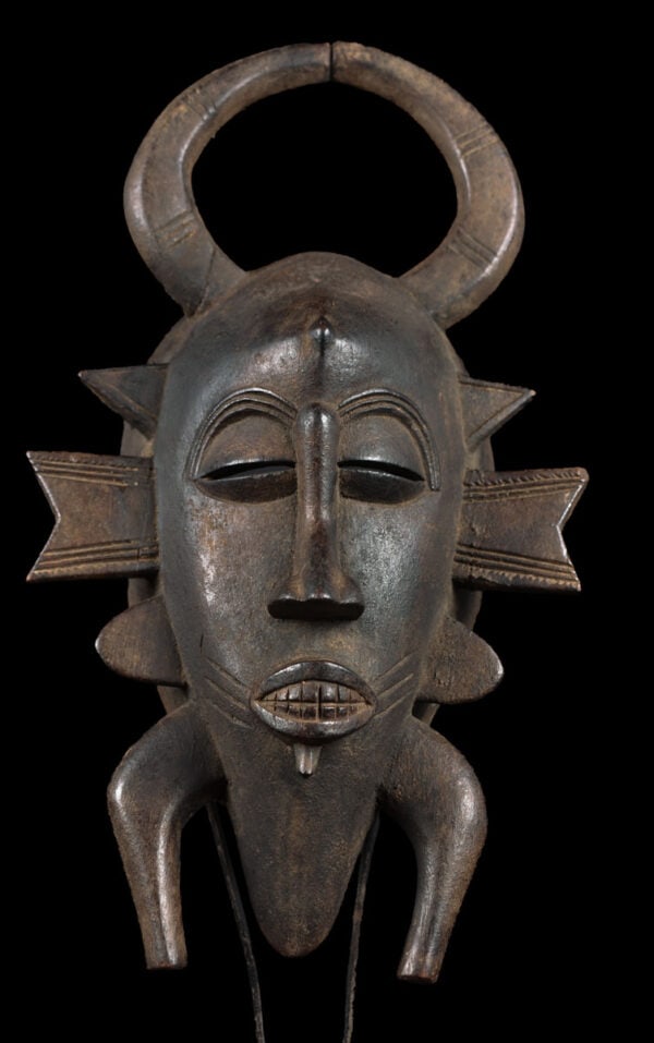 Kpeliye mask - Wood - Senufo - Ivory Coast (1 of 8)