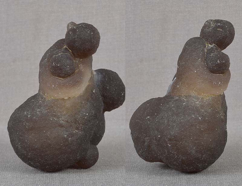 19c Chinese scholar agate fingering piece SCHOLAR ON ROCK - 2