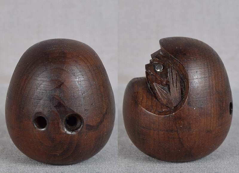 19c netsuke Hida school DARUMA - 3