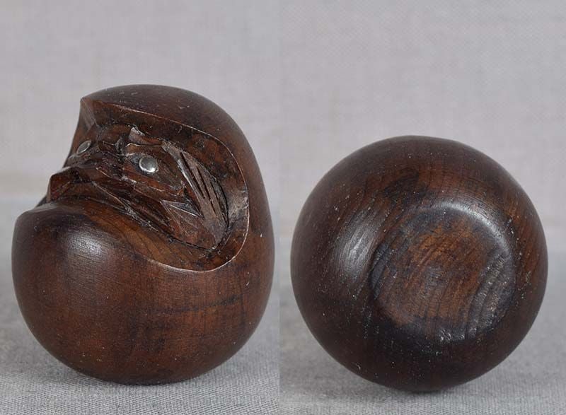 19c netsuke Hida school DARUMA - 4