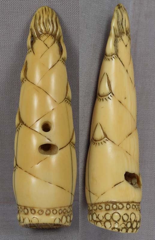 19c netsuke 7 SAGES inside bamboo shoot by SHINYOSHIYUKI - 2