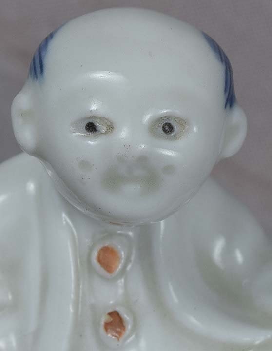 19c Japanese porcelain HIRADO sculpture BOY - 2
