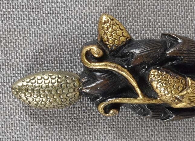 19c Japanese sword MENUKI FERNS - 4