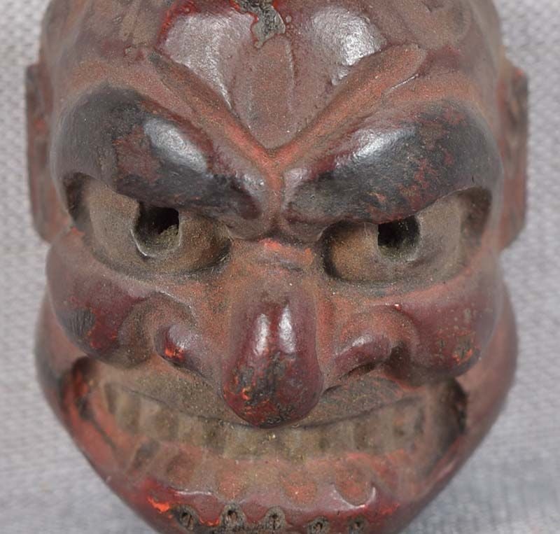 19c netsuke MASK BUAKU by RYUUN - 4