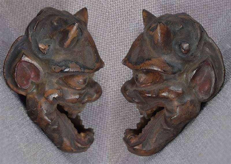 19c netsuke MASK DEMON HANNYA by RYUUN - 2