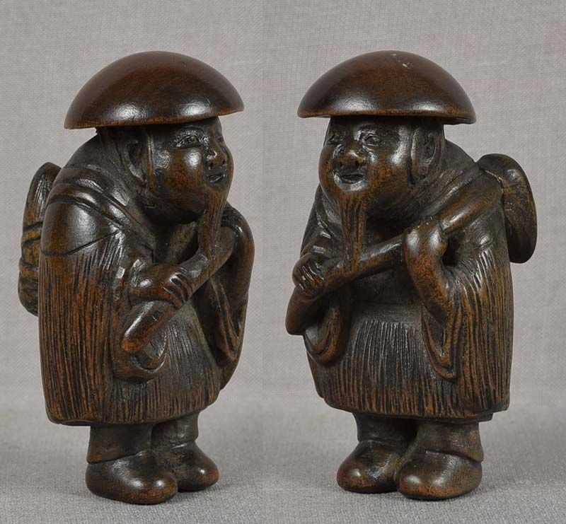 19c netsuke MOSO paragon of Filial Piety by MINKO - 3