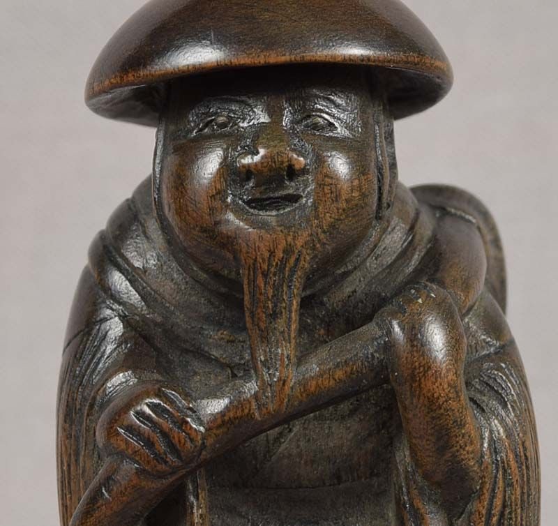19c netsuke MOSO paragon of Filial Piety by MINKO - 5