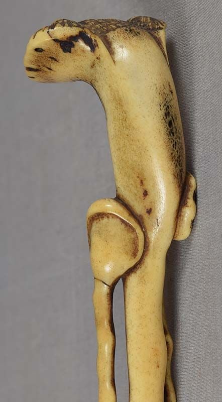 19c ASAKUSA Japanese pipe case KISERUZUTSU Immortality Fungus - 5