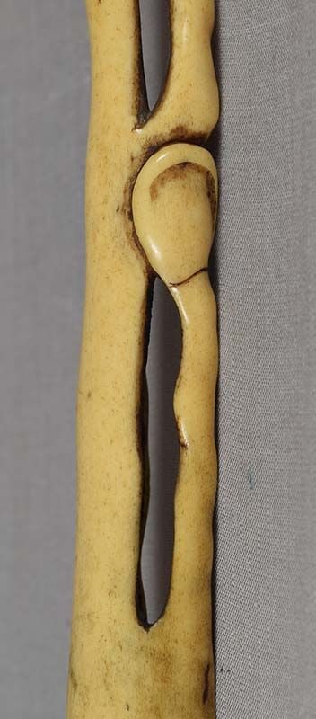 19c ASAKUSA Japanese pipe case KISERUZUTSU Immortality Fungus - 6