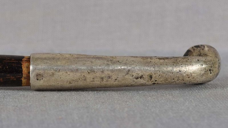 19c Japanese silver KISERU TOBACCO PIPE - 2