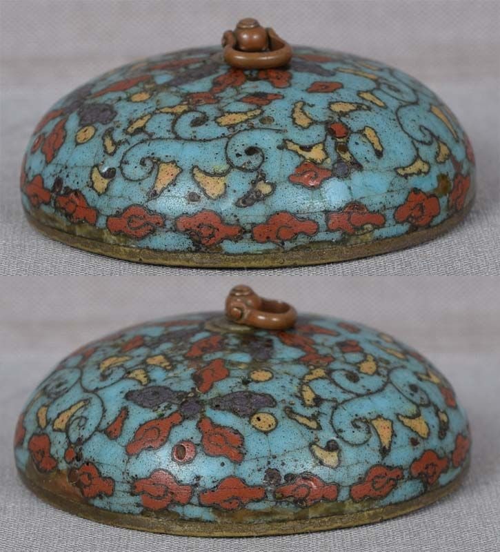 Early 19c cloisonne netsuke SUIGARAAKE ashtray - 3