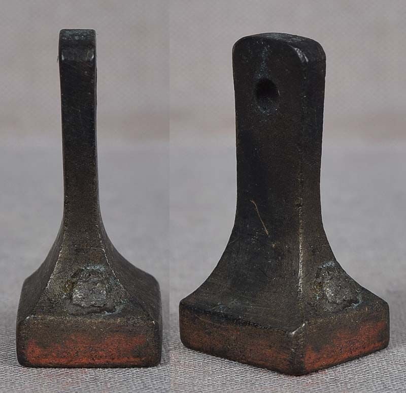 19c Chinese scholar BRONZE SEAL - 2