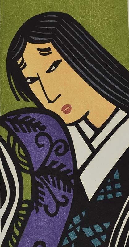 Limited edition print GENJI WOMAN B by CLIFTON KARHU - 2