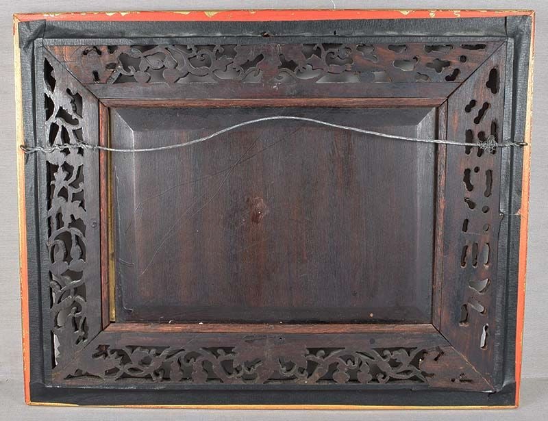 19c Chinese bronze plaque DRAGON in flight - 6