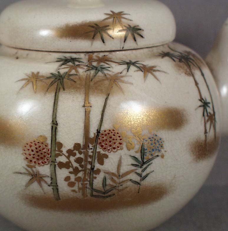19c SATSUMA TEAPOT by TOMONICHI - 3