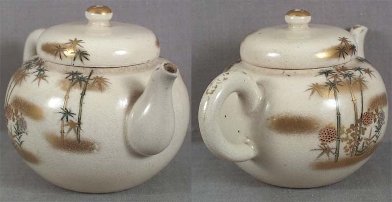 19c SATSUMA TEAPOT by TOMONICHI - 6
