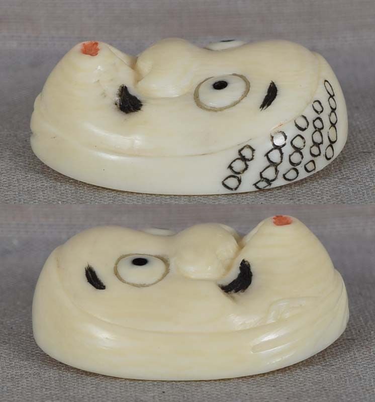 Netsuke HYOTTOKO mask by RYOSHU - 3
