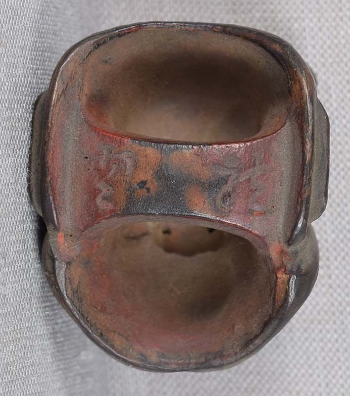 19c netsuke MASK ONI by RYUUN - 3