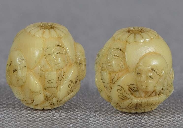 19c marine ojime netsuke slide 4 ARHAT by GYOKUICHI - 4