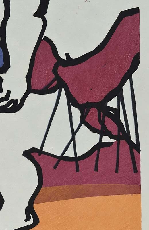 Limited edition print SUMO WRESTLERS TACHIAI by CLIFTON KARHU - 3