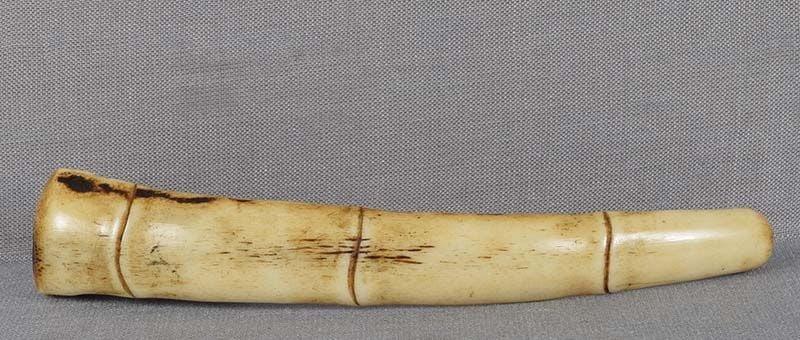 19c Asakusa OBIHASAMI netsuke BAMBOO - 4
